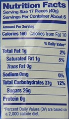 Pack of 12 9 Ounce Orange Blue White Sugar Candy by Perfetti van Melle