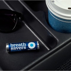 BREATH SAVERS Peppermint Flavored Sugar Free 0.75 Ounce (Pack of 12), White