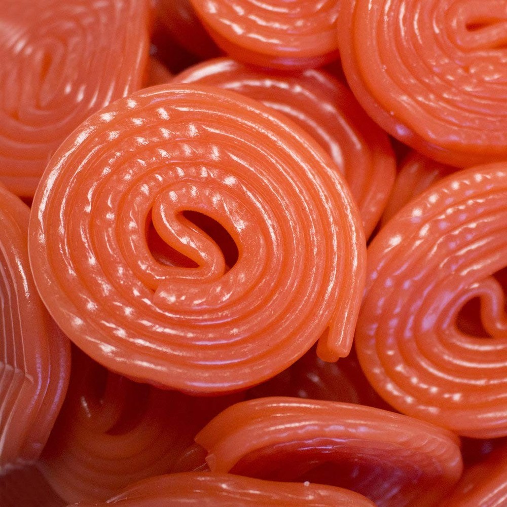 Strawberry Wheels Red 4.4lb Bag – Imported From Italy, Non-GMO Candy