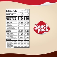 Snack Pack Milk Chocolate and Fudge & 3.25 Ounce (Pack of 12)