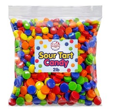 Sour Candy Bites Lemon Lime Orange Blue Raspberry Cherry – 2 lbs Intensely Ta…