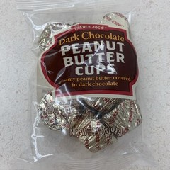Trader Joe’s Dark Chocolate Peanut Butter Cups 3.5oz Bag