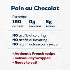 La Boulangere Pains Au Chocolat, Chocolate Croissants 16 count