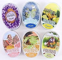 Les Anis De Flavigny Mints 6-Flavor Variety 1.75 oz Tin Each Pack of 6