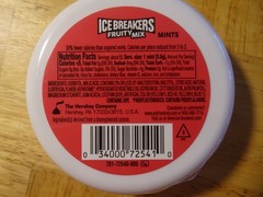 ICE BREAKERS Fruity Mix Strawberry, Tangerine Citrus, Watermelon 1.5 oz. QTY 1