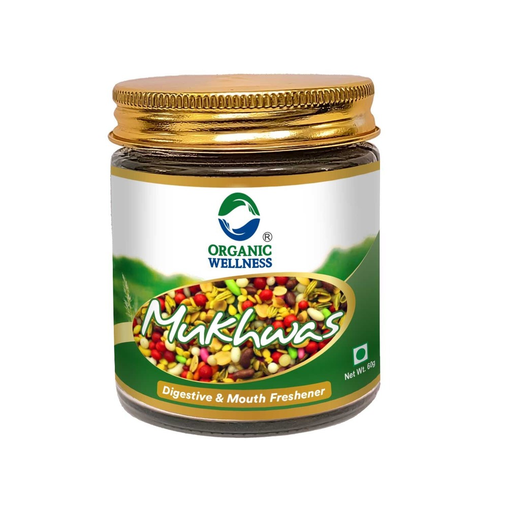 Organic Wellness Mukhwas Digestive & Mouth Freshener – 60 gm
