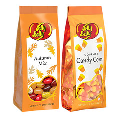 Jelly Belly Autumn Mix & Candy Corn 2 Pack 7.5 oz Fall Halloween Candy