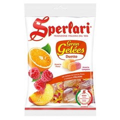 Sperlari Italian Orange Jelly Candy 6.17Oz Gluten Free Chewy Sweet Treats