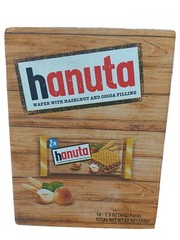 Ferrero HANUTA WAFER WITH HAZELNUT & COCOA (Box 18 packs-1.5oz) from USA Seller