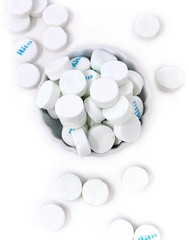 White Peppermint Lozenges | Canada Mints Bulk Candy | 1 Pound