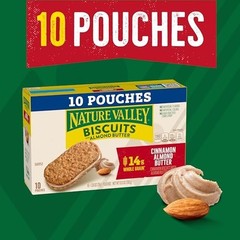 Cinnamon Almond Butter Biscuit Sandwiches – 10 Bars, 13.5 oz, Pack of 6