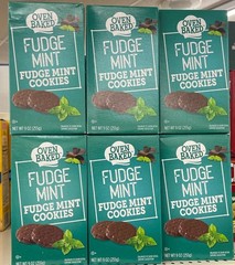 6 Boxes Oven Baked Fudge Mint Cookies 9oz Each Sealed Fast Shipping