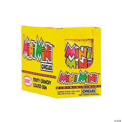 ASSORTED MINI MINI CHICLES Chiclets Chicle Gum Candy box of 20 mini bags