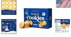 Sugar Free Butter Cookies Gluten Free Keto Danish Shortbread 8 oz Box