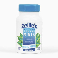 Zellie’S | 100% Xylitol Sugar Free Cool Mint Breath Mints | Non-Gmo, Low-Calorie