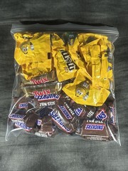Snickers, M&M’s & Twix Fun Size Chocolate Candy Variety Pack, 2 Lb Bulk Bag