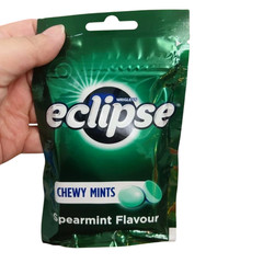 5 packs Chewy Mints Wrigley’s Eclipse Spearmint Powerful Refresh Breath New- 45g