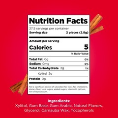 PUR Gum | Aspartame Free Chewing | 100% 55 Count (Pack of 3), Cinnamon