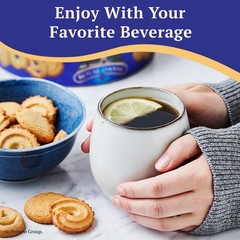 Premium Danish Butter Cookies – Assorted Real Butter Treats for Sharing, 24 oz