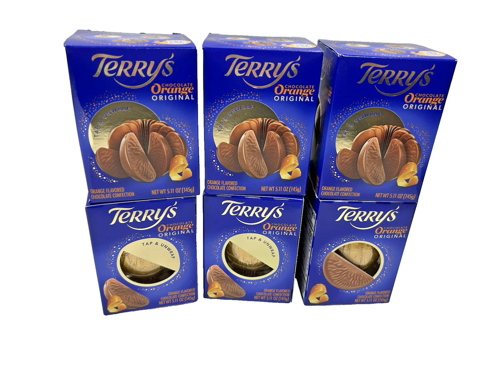 6 Pack Terry’s Milk Chocolate Oranges 5.11 oz each