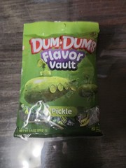 Dum-Dums Flavor Vault – Pickle Flavored Lollipops 3.5oz Bag – LIMITED EDITION