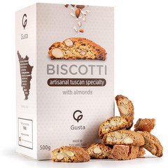 Authentic Biscotti Cookies Made in Tuscany, Italy – Classic Almond – Original Tw