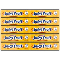 Juicy Fruit Gum WRIGLEY’S Chewing Bulk Pack, 5 Count (Pack of 40), Yellow