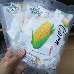 Pack of 6 Haoliyuan Chewy Milk Candy Fruit Flavor 67g Strawberry/Corn(7 Flavors)