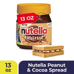 Nutella Peanut Spread With Cocoa, 13 oz…….