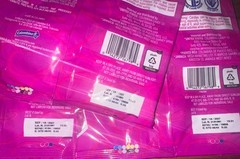 3 Bags Tiger Pops VERY BERRY Cherry + Blue Raspberry Heart Lollipops 20 Suckers
