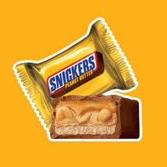 Snickers 11.5 oz Crunchy PEANUT BUTTER Fun Size Pieces ** BB 3/2026 **