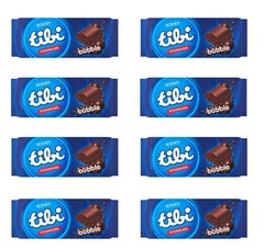(PACK OF 8 ) TIBI BUBBLE DARK CHOCOLATE 80GR 8X80GR