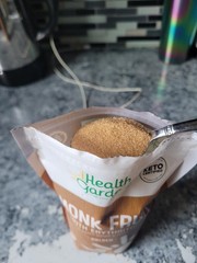Endulzante de Fruta del Monje Dorado 2.5lbs Sustituto de Azucar 1 1 Keto Puro