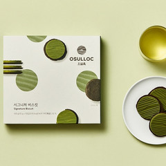 Osulloc Signature Biscuit 10g x 10ea Korea Cookies