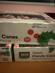 365 Whole Foods Market Organic Peppermint Candy Canes Lot mini & (2) 10-Pack