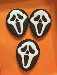 Ghost Face Cookies || Dozen Decorated Cookies | Halloween Cookies