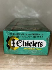 New CHICLETS PEPPERMINT flavor 10 PCs Case Of 20