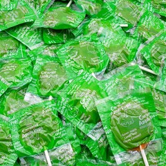 Caramel Apple Pops 2 lb – Suckers with Chewy Coating and Hard Center, Individ…