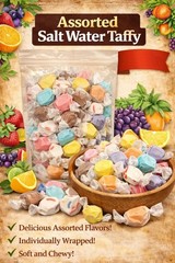 Assorted Salt Water Taffy, 14 oz.