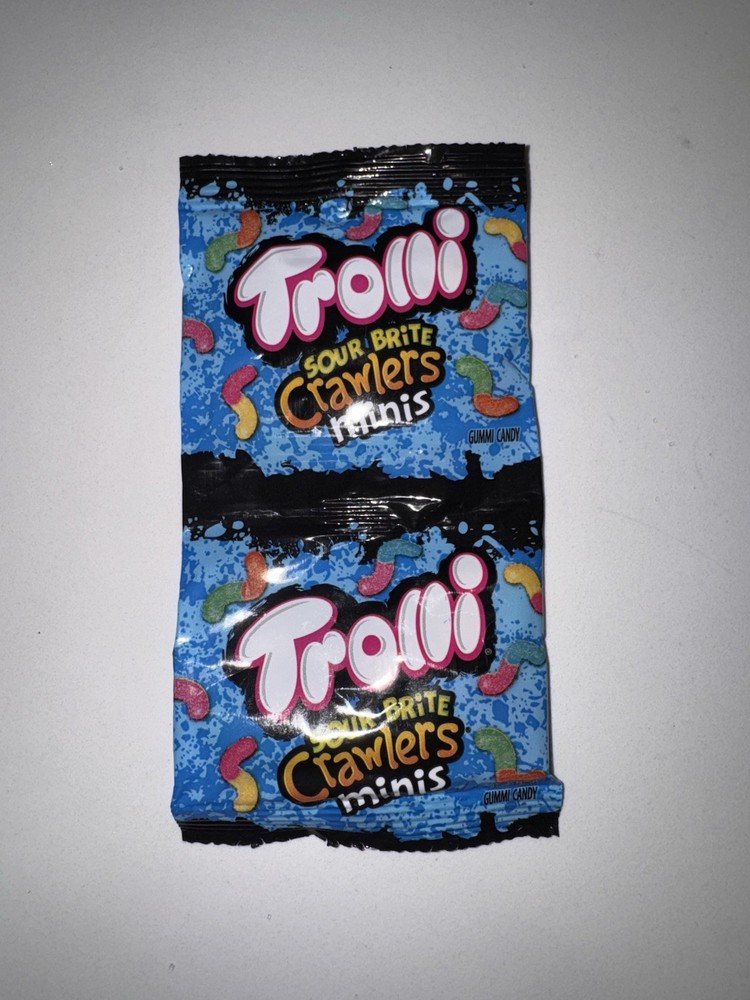 FACTORY ERROR! Trolli Gummy Worm Double Wrapped Factory Error Rare Fresh Candy