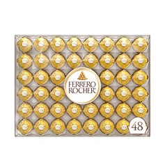 Ferrero Rocher, Milk Chocolate Hazelnut Candy, 21.2 Oz, 48 Count