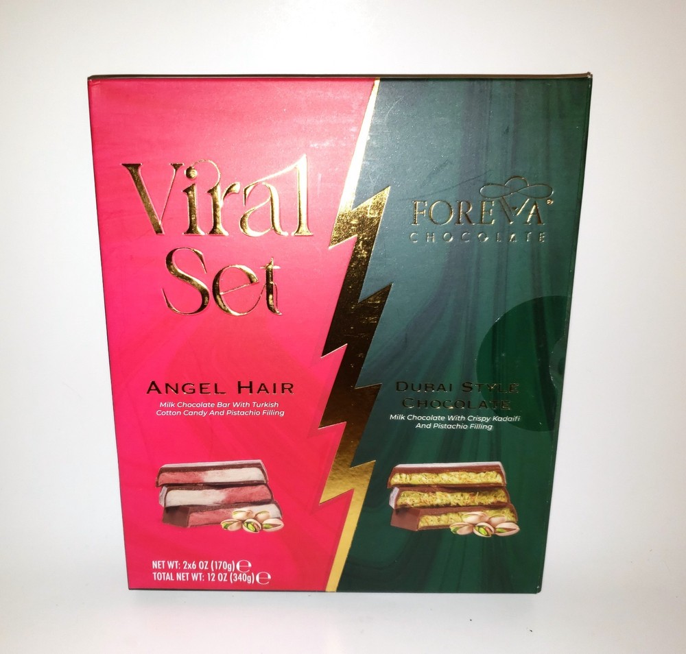 Foreva Chocolate Angel Hair + Dubai Style 2pc Viral Set 170g 6oz each