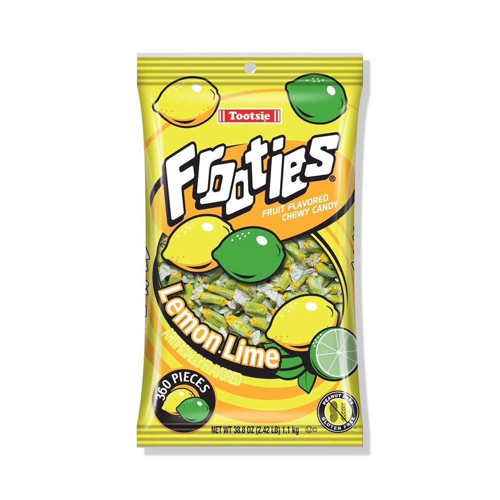 Lemon Lime Frooties – Chewy Candy – 360 Piece Count, 38.8 oz Bag