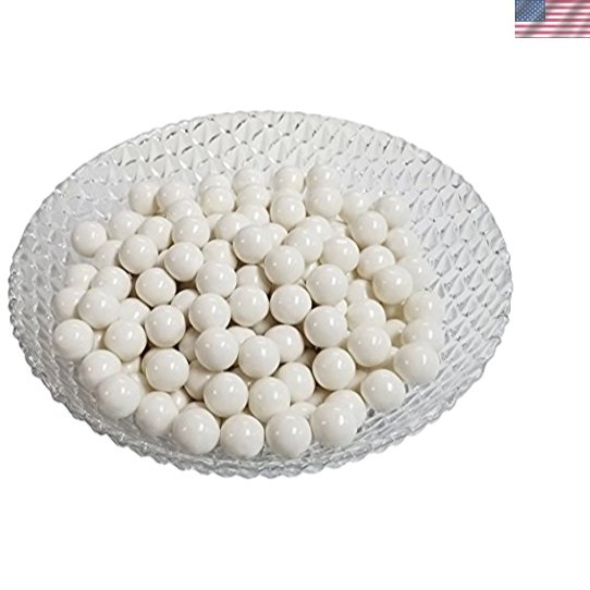 Mini Gumballs 0.5 Inch White, 5 Pound
