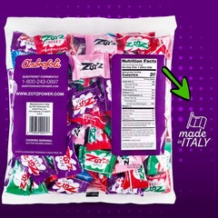 ZOTZ Fizzy Sour Candy Bulk – Retro Italian Hard Candy – 100 Pieces Bag