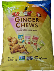 Prince of Peace Ginger Chews Assorted Flavors 2.2lb bag (100% Natural) 1 / kg