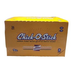 Chick O Stick Vegan Gluten Free Candy Crunchy Peanut Butter 36 Medium Rolls .7oz
