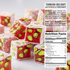 Pistachio Candy 3.5oz Snack Box, Turkish Delight, Halal, Kosher