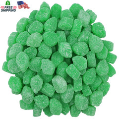 Smarty Stop Green Jelly Spearmint Leaves Slices Candy (2 LB)