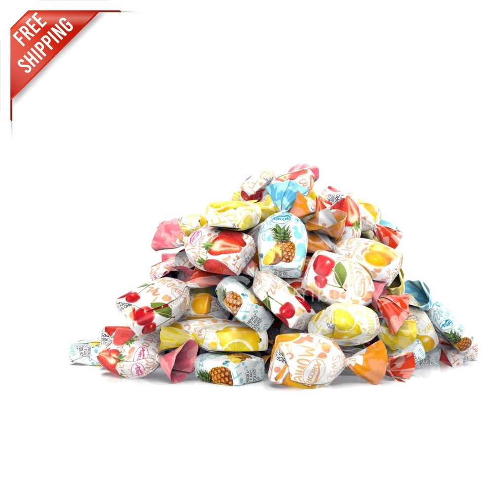 Deliciously Sweet Assorted Fruit Hard Candy – Individually Wrapped for Freshness